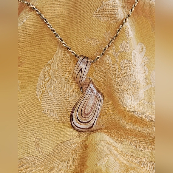 Monet Translucent Twist Pendant - Picture 6 of 6